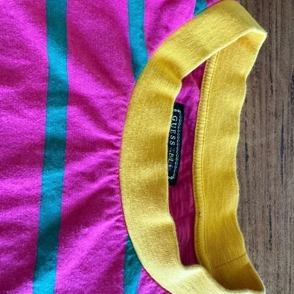 Vintage Guess X J Balvin Bright Pink Oversized Short Sleeve Tee / xlarge - Picture 8 of 8